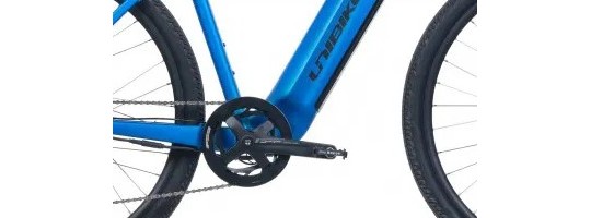 rower crossowy elektryczny unibike falcon men 2024 granatowy kkk